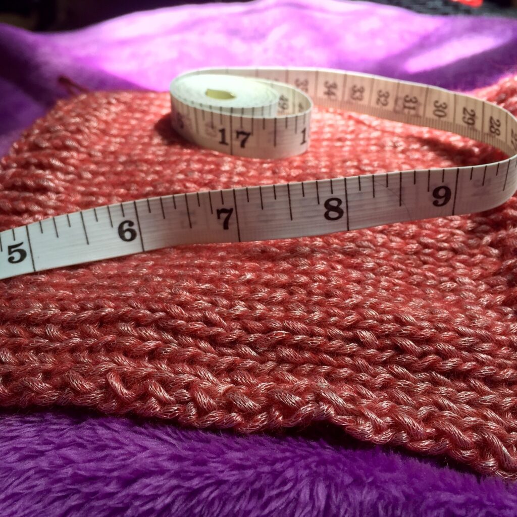 knit knitting yarn measure editor